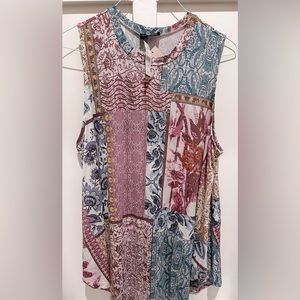 Lane Bryant sleeveless women shirt multi-color